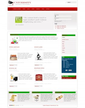 University - Educational Joomla Template