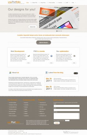 YouPortfolio - Portfolio Joomla Template