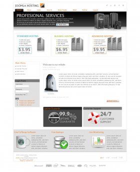 Joomla Hosting - Joomla Hosting Template
