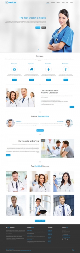 Medicus -  Medical Joomla Template