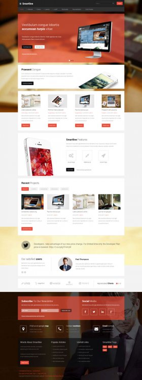 Smartline - Creative Business Joomla! Template