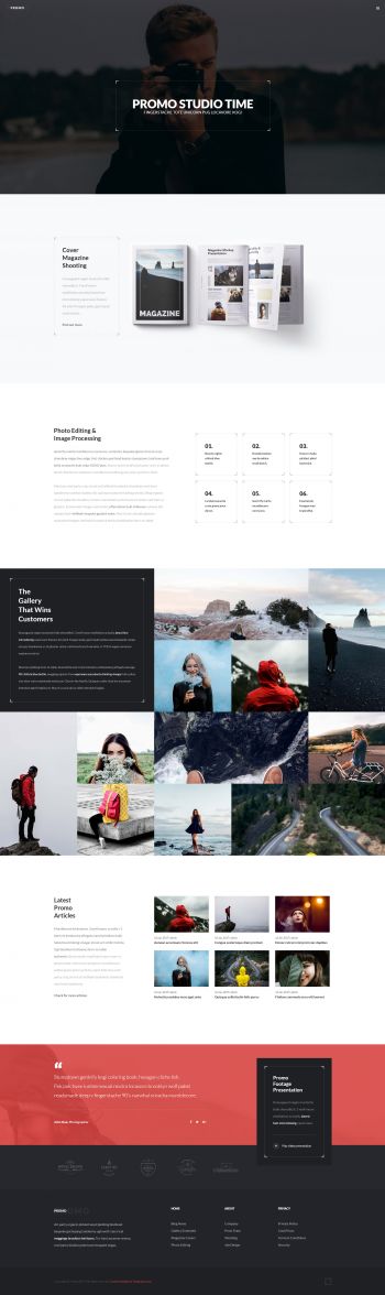 Promo - Photography Joomla Template
