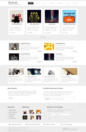 Youbricks - Responsive Joomla Blog Template