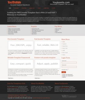 YouBubble - Free Joomla Template