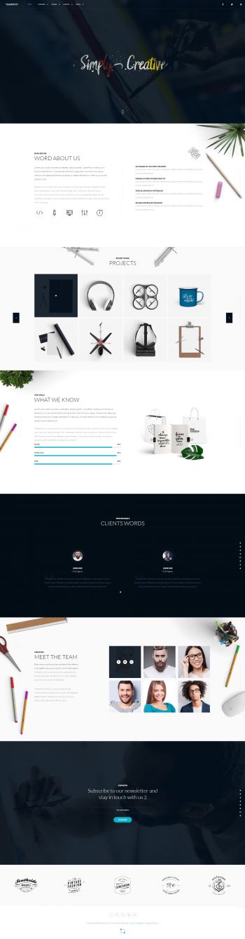 Teamspot - Creative agency Joomla Template